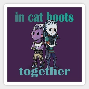 In Cat Boots Together Magnet